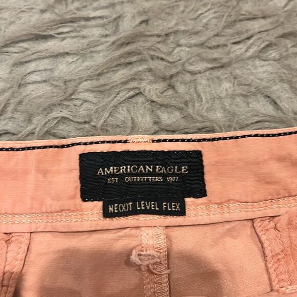 American eagle outfitters men’s classic salmon cotton shorts size 34 - Picture 2 of 5